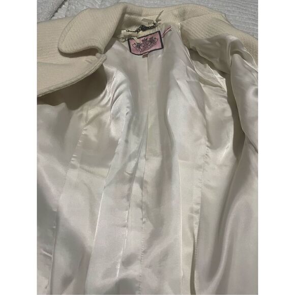 Juicy Couture cream long Peacoat M - Picture 7 of 12